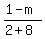 %281-m%29%2F%282%2B8%29