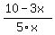 %2810-3x%29%2F5x