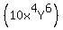 %2810x%5E4Y%5E6%29