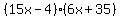 %2815x-4%29%286x%2B35%29