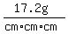 %2817.2g%29%2F%28cm%2Acm%2Acm%29