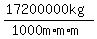 %2817200000kg%29%2F%281000m%2Am%2Am%29