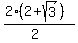 %282%282+%2B+sqrt%283%29%29%29%2F%282%29