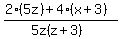 %282%285z%29+%2B+4%28x%2B3%29%29%2F%285z%28z%2B3%29%29