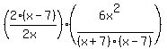 %282%28x-7%29%2F%282x%29%29%2A%28%286x%5E2%29%2F%28x%2B7%29%28x-7%29%29