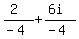 %282%29%2F%28-4%29%2B%286i%29%2F%28-4%29