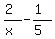 %282%29%2F%28x%29-%281%29%2F%285%29