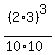 %282%2A3%29%5E3%2F%2810%2A10%29