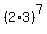 (2*3)^7