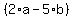 %282%2Aa-5%2Ab%29