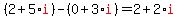 %282%2B5%2Ared%28i%29%29-%280%2B3%2Ared%28i%29%29+=++2%2B2%2Ared%28i%29