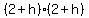 (2+h)*(2+h)