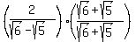 %282%2F%28sqrt%286%29+-+sqrt%285%29%29%29%2A%28%28sqrt%286%29%2Bsqrt%285%29%29%2F%28sqrt%286%29%2Bsqrt%285%29%29%29
