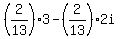 %282%2F13%293-%282%2F13%292i