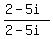 %282-5i%29%2F%282-5i%29