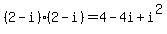%282-i%29%282-i%29=4-4i%2Bi%5E2
