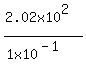 %282.02x10%5E2%29%2F%281x10%5E%28-1%29%29