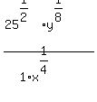 %2825%5E%281%2F2%29y%5E%281%2F8%29%29%2F%281%2Ax%5E%281%2F4%29%29
