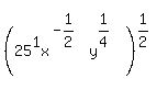 %2825%5E1x%5E%28-1%2F2%29y%5E%281%2F4%29%29%5E%281%2F2%29