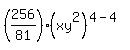 %28256%2F81%29+%2A%28xy%5E2%29%5E%284-4%29