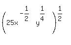 %2825x%5E%28-1%2F2%29y%5E%281%2F4%29%29%5E%281%2F2%29