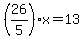%2826%2F5%29%2Ax=13