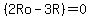 %282Ro-3R%29+=+0