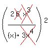 (2cross(6)cross(x^3)/(x)cross(3x^4))^2