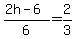 %282h-6%29%2F6=2%2F3