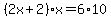 %282x%2B2%29x=6%2A10