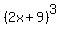 %282x+%2B+9%29%5E3