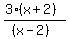 %283%28x%2B2%29%29%2F%28%28x-2%29%29