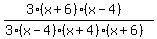 %283%28x%2B6%29%28x-4%29%29%2F%283%28x-4%29%28x%2B4%29%28x%2B6%29%29