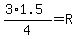 %283%2A1.5%29%2F4=R