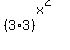 %283%2A3%29%5E%28x%5E2%29