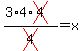%283%2A4%2Across%284%29%29%2Fcross%284%29+=+x