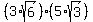 %283%2Asqrt%286%29%29%2A%285%2Asqrt%283%29%29