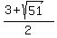 %283%2Bsqrt%2851%29%29%2F2