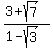 %283%2Bsqrt%287%29%29%2F%281-sqrt%283%29%29