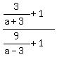 %283%2F%28a%2B3%29%2B1%29%2F%289%2F%28a-3%29%2B1%29