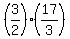 %283%2F2%29%2817%2F3%29