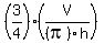 %283%2F4%29%28V%2F%28pi%29h%29