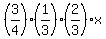 %283%2F4%29%2A%281%2F3%29%2A%282%2F3%29%2Ax