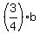 %283%2F4%29b