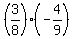 %283%2F8%29%28-4%2F9%29