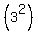 %283%5E2%29