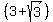 %283+%2B+sqrt%283%29%29