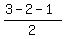 %283-+2+-+1%29%2F2%29y+=+4