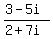 %283-5i%29%2F%282%2B7i%29