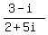 %283-i%29%2F%282%2B5i%29